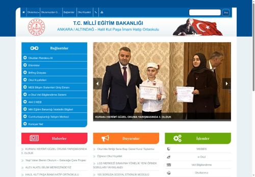 ANKARA / ALTINDAĞ - Halil Kut Paşa İmam Hatip Ortaokulu