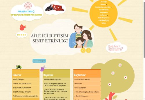 ANKARA / ALTINDAĞ - Karapürçek Abdülhamit Han Anaokulu