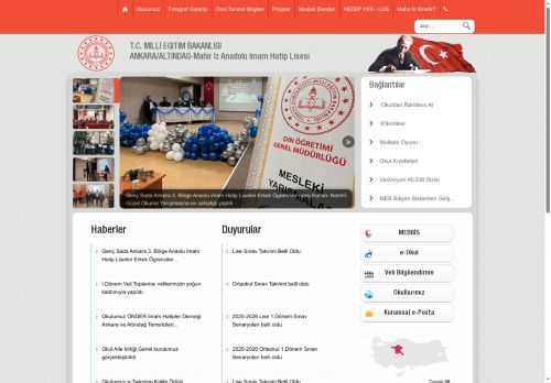 ANKARA / ALTINDAĞ - Mahir İz Anadolu İmam Hatip Lisesi