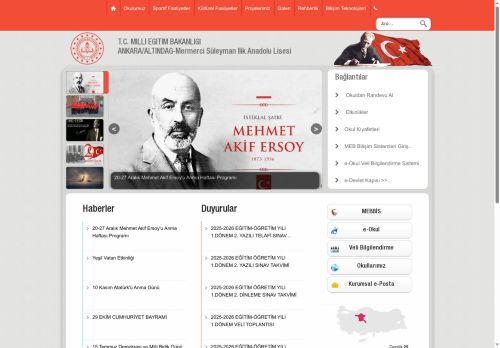 ANKARA / ALTINDAĞ - Mermerci Süleyman İlik Anadolu Lisesi