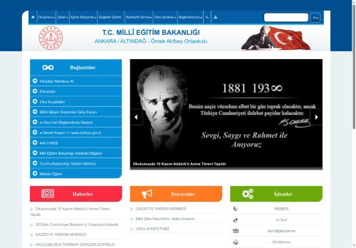 ANKARA / ALTINDAĞ - Örnek Atıfbey Ortaokulu