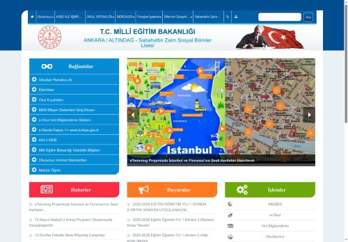 ANKARA / ALTINDAĞ - Sabahattin Zaim Sosyal Bilimler Lisesi