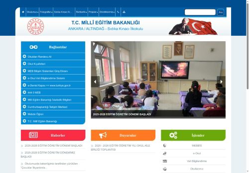 ANKARA / ALTINDAĞ - Sıdıka Kınacı İlkokulu