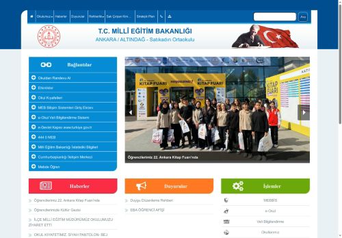 ANKARA / ALTINDAĞ - Satıkadın Ortaokulu