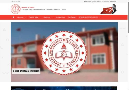 ANKARA / ALTINDAĞ - Süleyman Şah Mesleki ve Teknik Anadolu Lisesi