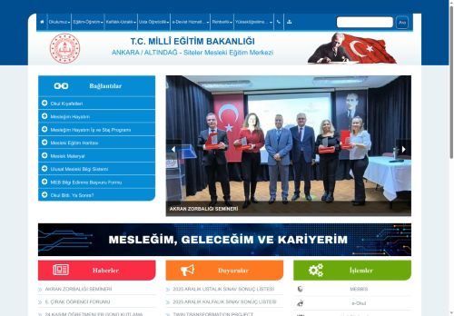 ANKARA / ALTINDAĞ - Siteler Mesleki Eğitim Merkezi