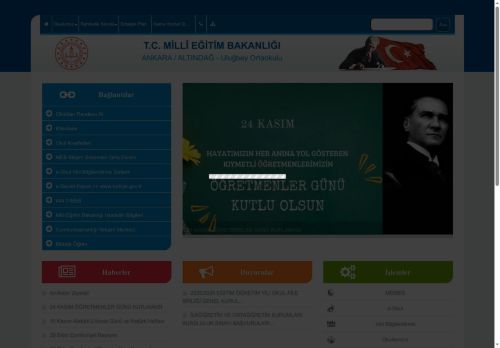 ANKARA / ALTINDAĞ - Uluğbey Ortaokulu