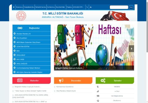 ANKARA / ALTINDAĞ - Yeni Turan İlkokulu