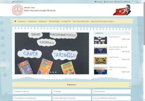 ANKARA / AYAŞ - Bahri Hacıahmetoğlu İlkokulu