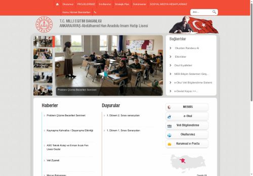 ANKARA / AYAŞ - Abdülhamid Han Anadolu İmam Hatip Lisesi