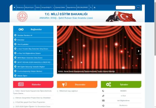 ANKARA / AYAŞ - Şehit Rıdvan Süer Anadolu Lisesi