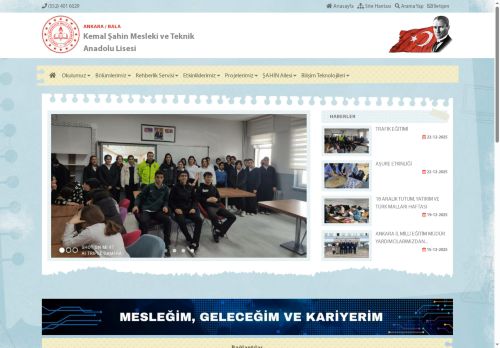 ANKARA / BALA - Kemal Şahin Mesleki ve Teknik Anadolu Lisesi