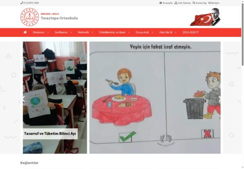 ANKARA / BALA - Tınaztepe Ortaokulu