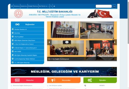 ANKARA / BEYPAZARI - Beypazarı Evliya Çelebi Mesleki Ve Teknik Anadolu Lisesi