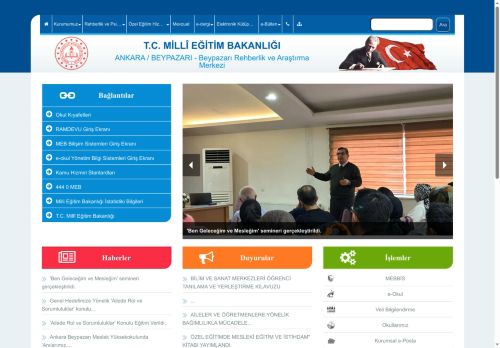 ANKARA / BEYPAZARI - Beypazarı Rehberlik ve Araştırma Merkezi