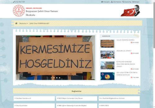 ANKARA / BEYPAZARI - Beypazarı Şehit Onur Yaman İlkokulu