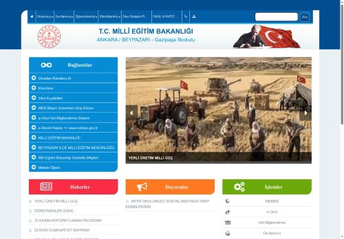 ANKARA / BEYPAZARI - Gazipaşa İlkokulu