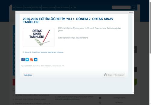 ANKARA / BEYPAZARI - Hatice-Cemil Ercan Fen Lisesi