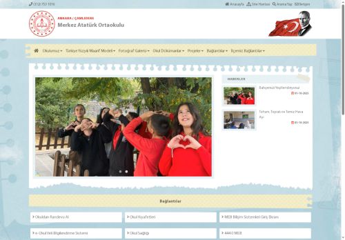 ANKARA / ÇAMLIDERE - Merkez Atatürk Ortaokulu