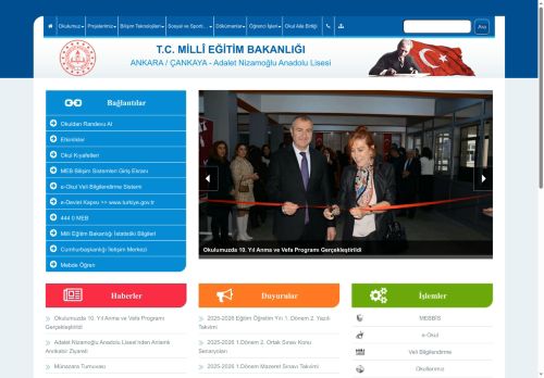 ANKARA / ÇANKAYA - Adalet Nizamoğlu Anadolu Lisesi