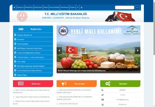 ANKARA / ÇANKAYA - Ahmet Andiçen İlkokulu