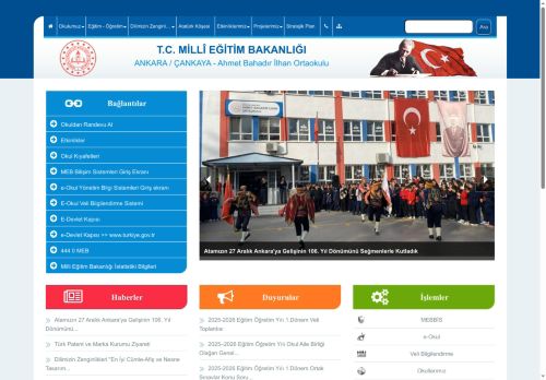 ANKARA / ÇANKAYA - Ahmet Bahadır İlhan Ortaokulu