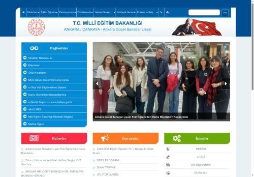 ANKARA / ÇANKAYA - Ankara Güzel Sanatlar Lisesi