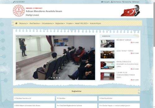 ANKARA / ETİMESGUT - Adnan Menderes Anadolu İmam Hatip Lisesi