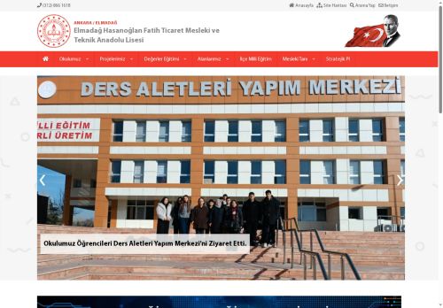 ANKARA / ELMADAĞ - Elmadağ Hasanoğlan Fatih Ticaret Mesleki ve Teknik Anadolu Lisesi
