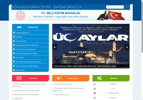 ANKARA / ELMADAĞ - Hasanoğlan İmam Hatip Ortaokulu