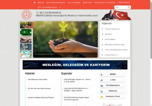 ANKARA / ELMADAĞ - Hasanoğlan Kız Mesleki ve Teknik Anadolu Lisesi