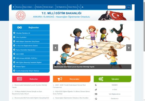 ANKARA / ELMADAĞ - Hasanoğlan Öğretmenler Ortaokulu