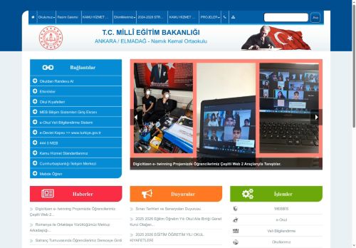 ANKARA / ELMADAĞ - Namık Kemal Ortaokulu