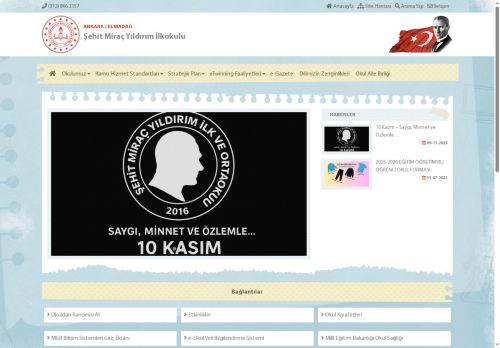 ANKARA / ELMADAĞ - Şehit Miraç Yıldırım İlkokulu