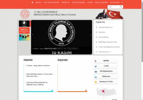 ANKARA / ELMADAĞ - Şehit Miraç Yıldırım Ortaokulu