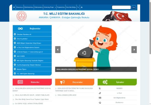 ANKARA / ÇANKAYA - Erdoğan Şahinoğlu İlkokulu