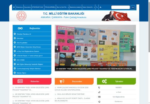 ANKARA / ÇANKAYA - Fahri Çaldağ Anaokulu