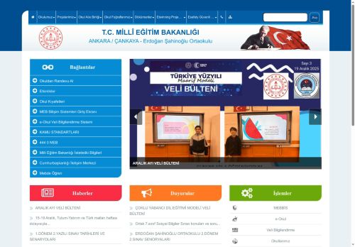 ANKARA / ÇANKAYA - Erdoğan Şahinoğlu Ortaokulu