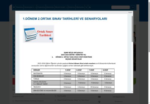 ANKARA / ÇANKAYA - Eşref Bitlis Ortaokulu