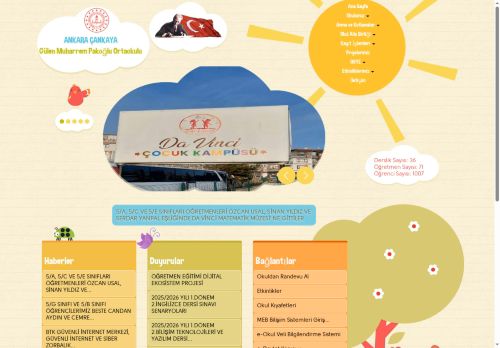 ANKARA / ÇANKAYA - Gülen Muharrem Pakoğlu Ortaokulu