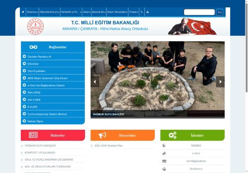 ANKARA / ÇANKAYA - Hilmi-Hatice Aksoy Ortaokulu