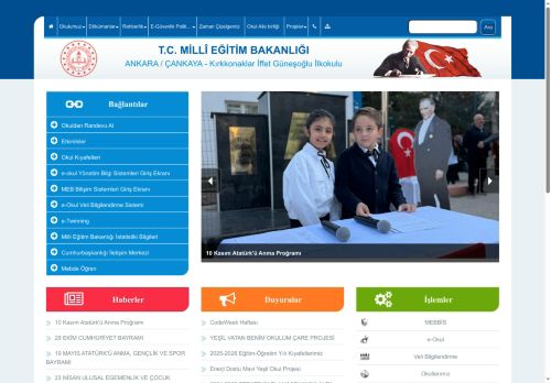 ANKARA / ÇANKAYA - Kırkkonaklar İffet Güneşoğlu İlkokulu