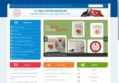 ANKARA / ÇANKAYA - Leyla Turgut Anadolu Lisesi