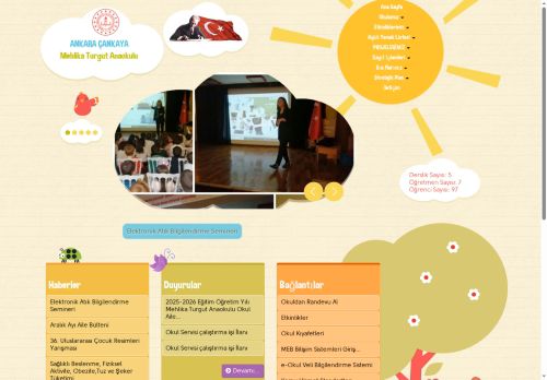 ANKARA / ÇANKAYA - Mehlika Turgut Anaokulu