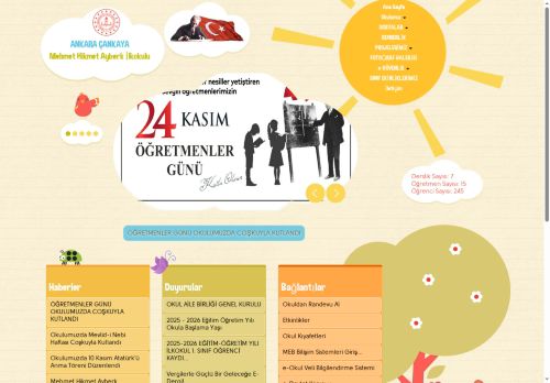 ANKARA / ÇANKAYA - Mehmet Hikmet Ayberk İlkokulu