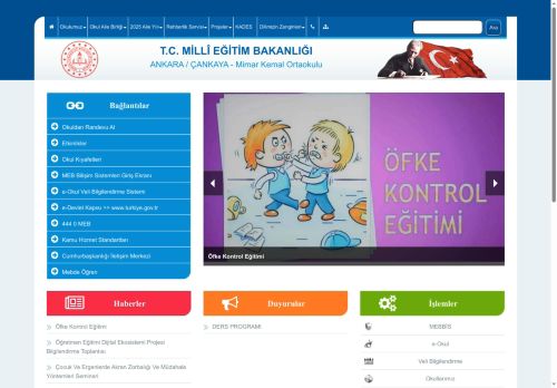 ANKARA / ÇANKAYA - Mimar Kemal Ortaokulu