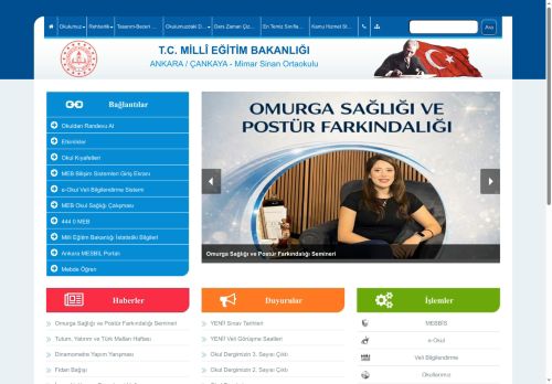 ANKARA / ÇANKAYA - Mimar Sinan Ortaokulu