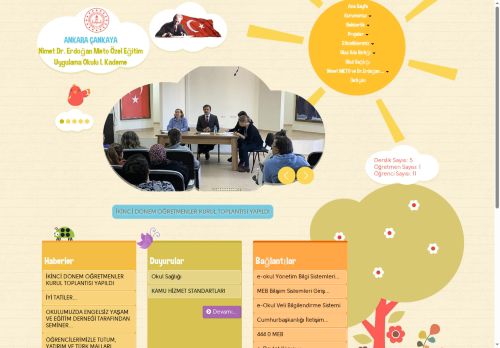 ANKARA / ÇANKAYA - Nimet Dr. Erdoğan Meto Özel Eğitim Uygulama Okulu I. Kademe