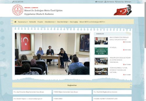 ANKARA / ÇANKAYA - Nimet Dr. Erdoğan Meto Özel Eğitim Uygulama Okulu II. Kademe