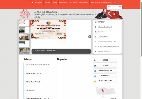 ANKARA / ÇANKAYA - Nimet Dr. Erdoğan Meto Özel Eğitim Uygulama Okulu III. Kademe